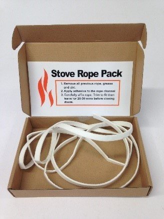 Stove Door Replacement Fibreglass Rope Sealing Strip for Woodburner Multifuel Oven Door Glass 6mm x 1 Metre (Sold Per Linear Meter) - Voyto Ltd Online