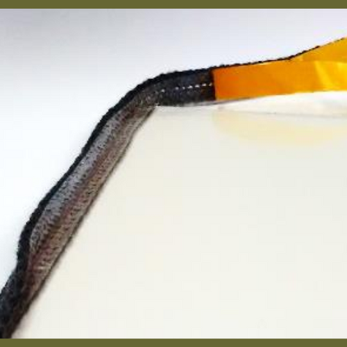 Black Self-Adhesive Ladder Rope Tape 15mm x25m Reel - Voyto Ltd Online