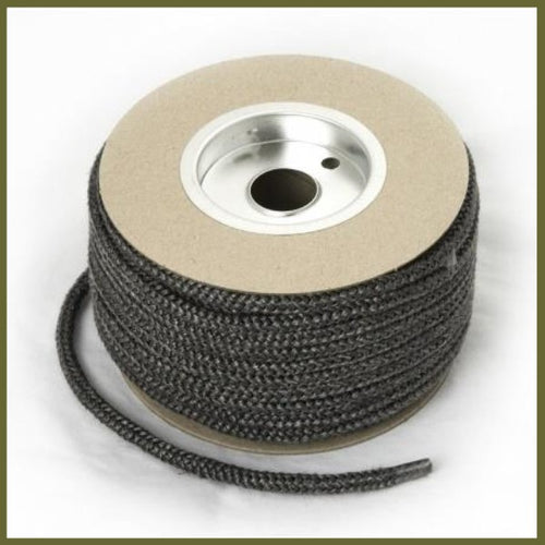 Stove Door Replacement Black Soft Rope 16mm x 25m Reel (medium softness) - Voyto Ltd Online