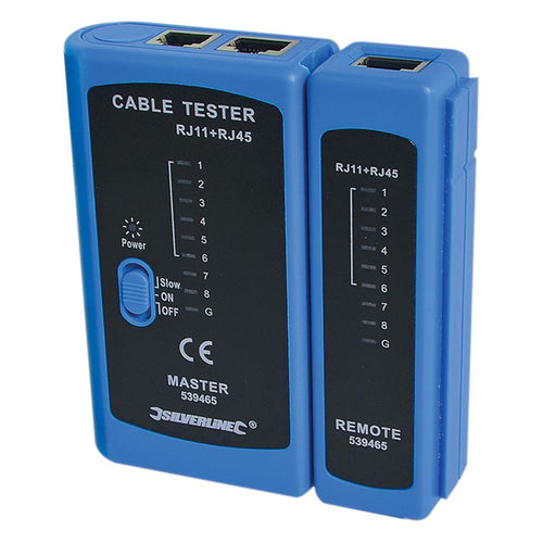 Silverline 539465 LAN Tester - RJ11, RJ12 & RJ45 - Voyto Ltd Online