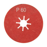 Silverline 424365 Semi Flexible Fibre Disc - 125mm 60 Grit - Voyto Ltd Online