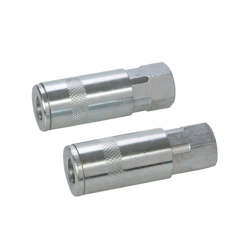 Silverline 794320 Air Line Quick Coupler 2pk - 1/4" BSP - Voyto Ltd Online