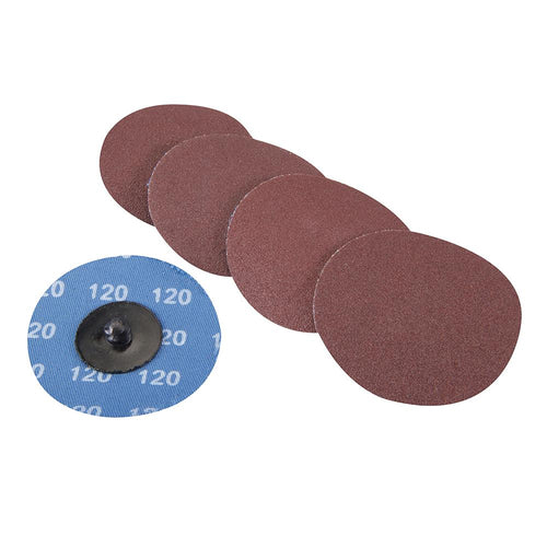 Silverline 100115 75mm Quick-Change Sanding Discs Set 5pce - 120 Grit - Voyto Ltd Online