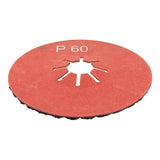 Silverline 424365 Semi Flexible Fibre Disc - 125mm 60 Grit - Voyto Ltd Online