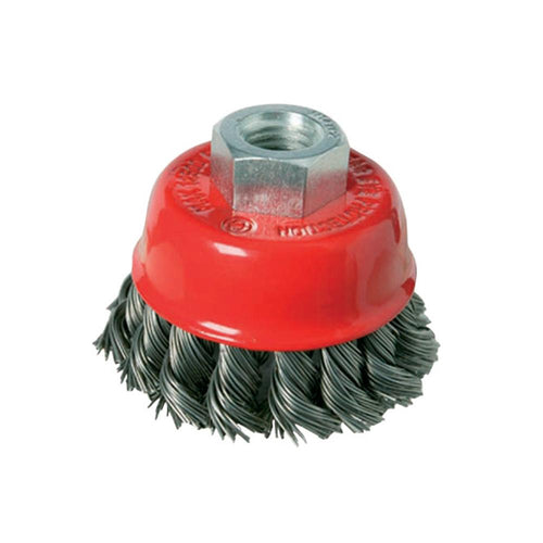 Silverline 733234 Steel Twist-Knot Bowl Cup - 65mm - Voyto Ltd Online