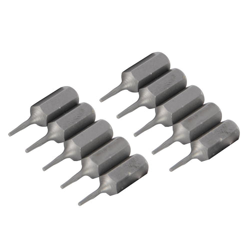 Silverline 718109 T4 Cr-V Screwdriver Bits 10pk - T4 - Voyto Ltd Online