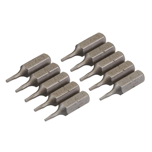 Silverline 686141 T5 Cr-V Screwdriver Bits 10pk - T5 - Voyto Ltd Online