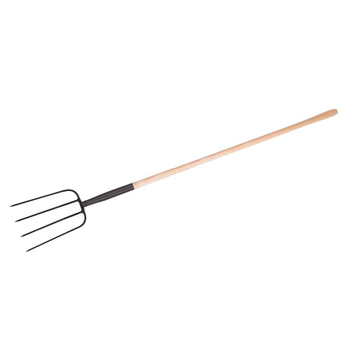 Silverline GT20 Muck Fork Long Handle - 1500mm - Voyto Ltd Online