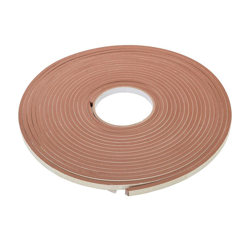 Fixman 651610 Self-Adhesive E-Profile Weather Strip - 3 - 5mm / 15m Brown - Voyto Ltd Online