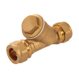 Plumbob 548730 Compression Inline Y Filter - 15mm - Voyto Ltd Online