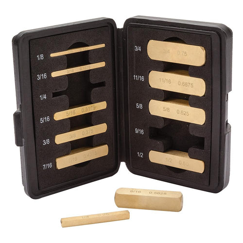 Rockler 632032 Precision Brass Set-Up Bars - Master Set 11pce - 11pce - Voyto Ltd Online