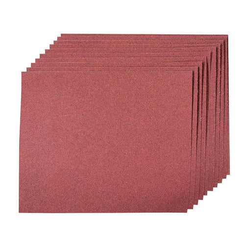 Silverline 710750 Aluminium Oxide Hand Sheets 10pk - 120 Grit - Voyto Ltd Online
