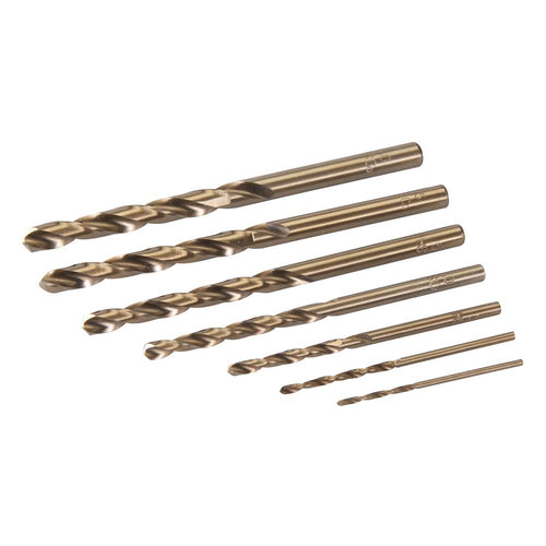 Silverline 598435 Cobalt Drill Bit Set 7pce - 1.5 - 6mm - Voyto Ltd Online
