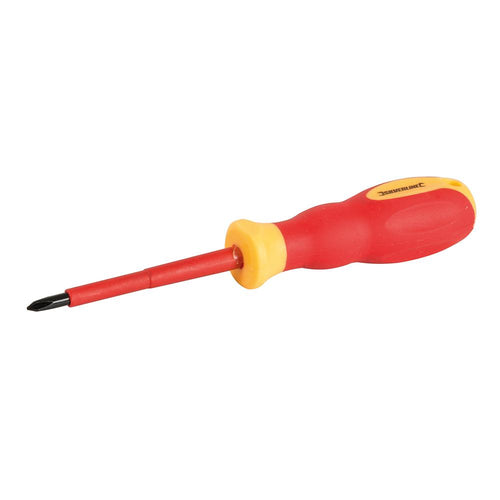 Silverline 899786 VDE Soft-Grip Electricians Screwdriver Phillips - PH1 x 80mm - Voyto Ltd Online