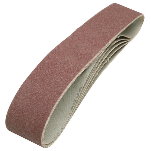 Silverline 463484 Sanding Belts 50 x 686mm 5pk - 80 Grit - Voyto Ltd Online