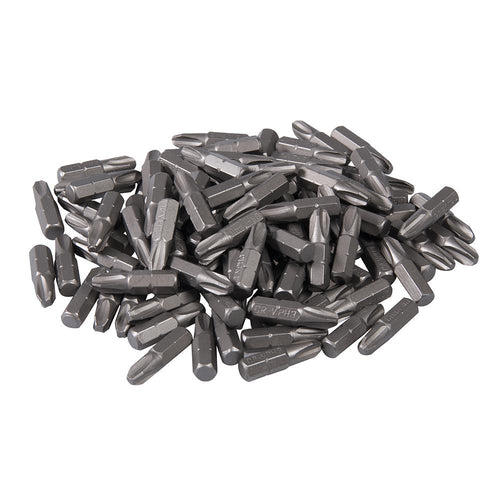 Silverline 371740 Phillips Cr-V Screwdriver Bits 100pk - PH3 - Voyto Ltd Online