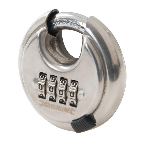 Silverline 744867 Combination Padlock Brass - 3-Digit - Voyto Ltd Online
