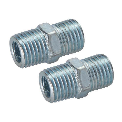 Silverline 868632 Air Line Equal Union Connector 2pk - 1/4" BSPT - Voyto Ltd Online
