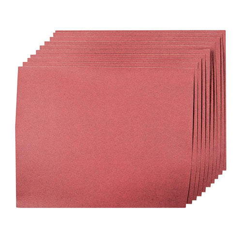 Silverline 372349 Aluminium Oxide Hand Sheets 10pk - 180 Grit - Voyto Ltd Online