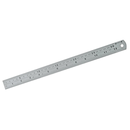 Silverline MT66 Steel Rule - 300mm - Voyto Ltd Online