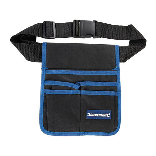 Silverline 245046 Tool Pouch Belt 5 Pocket - 220 x 260mm - Voyto Ltd Online
