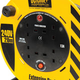 Powermaster 934311 Cable Reel 230V Freestanding - 4-Gang 50m - Voyto Ltd Online