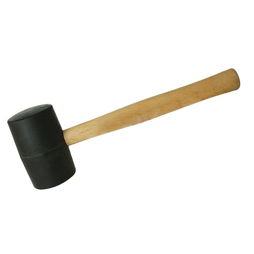 Silverline HA73 Black Rubber Mallet - 24oz (680g) - Voyto Ltd Online
