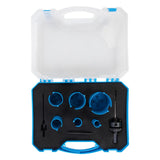 Silverline 547136 Multi Material TCT Holesaw Set 9pce - 19 - 57mm - Voyto Ltd Online