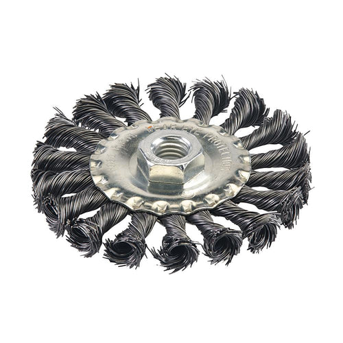 Silverline 398772 Steel Twist-Knot Wheel - 100mm - Voyto Ltd Online
