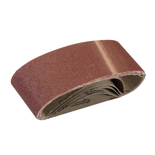 Silverline 635329 Sanding Belts 60 x 400mm 5pk - 80 Grit - Voyto Ltd Online