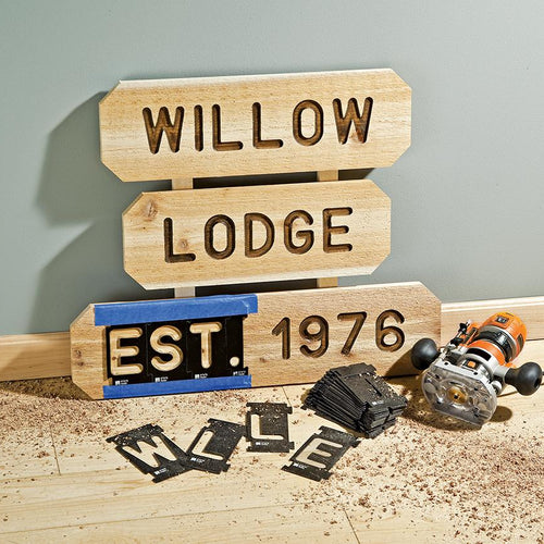 Rockler 490702 Interlock Signmakers Templates - 3-3/8" - Voyto Ltd Online