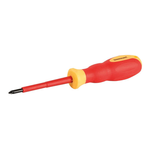 Silverline 707246 VDE Soft-Grip Electricians Screwdriver Pozidriv - PZ1 x 80mm - Voyto Ltd Online