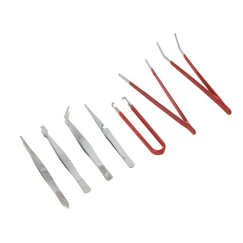 Silverline 209144 Tweezer Set 7pce - 7pce - Voyto Ltd Online