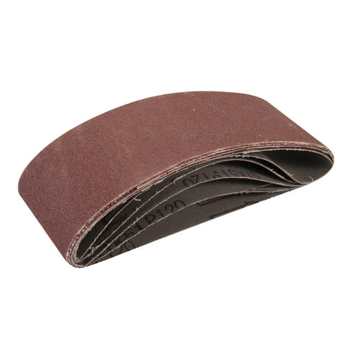 Silverline 631839 Sanding Belts 60 x 400mm 5pk - 120 Grit - Voyto Ltd Online