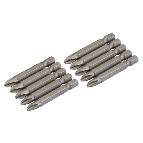 Silverline 991861 Cr-V Screwdriver Bits 50mm 10pk - PH2 - Voyto Ltd Online