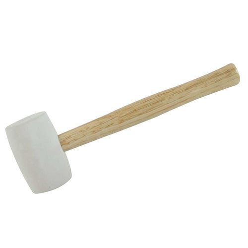 Silverline 196552 White Rubber Mallet - 32oz (907g) - Voyto Ltd Online