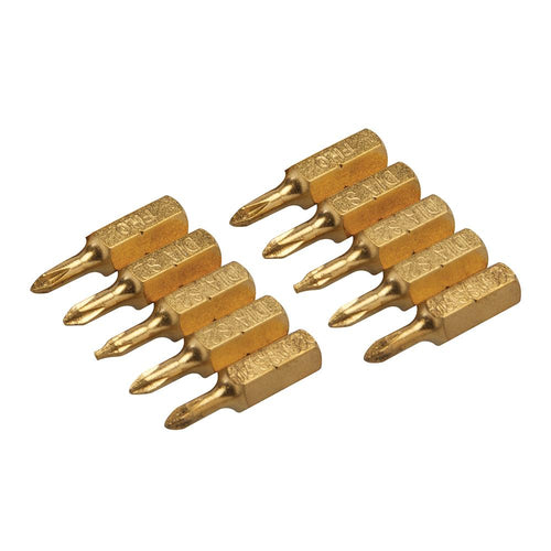 Silverline 123465 Phillips Diamond Screwdriver Bits 10pk - PH0 - Voyto Ltd Online