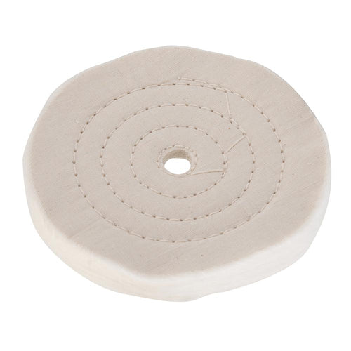 Silverline 633782 Double-Stitched Buffing Wheel - 150mm - Voyto Ltd Online