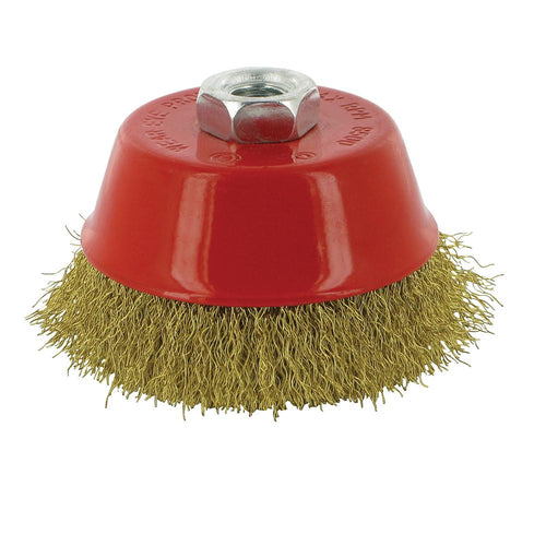 Silverline 371743 Brass Crimp Cup - 100mm - Voyto Ltd Online