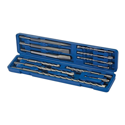 Silverline 633750 SDS Plus Masonry Drill & Steel Set 12pce - 12pce - Voyto Ltd Online