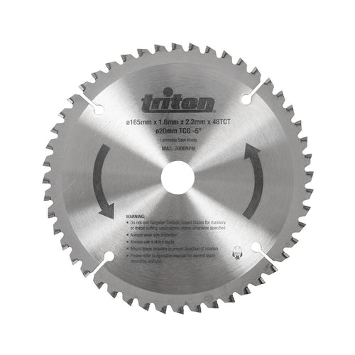 Triton 819898 Plunge Track Saw Blade 48T - TTS48TCG Blade 48T - Voyto Ltd Online
