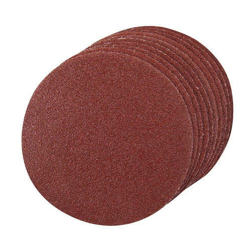 Silverline 743259 Hook & Loop Discs 125mm 10pk - 125mm 60 Grit - Voyto Ltd Online