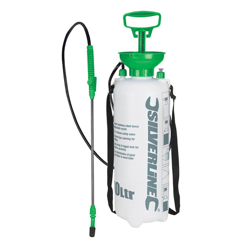 Silverline 630070 Pressure Sprayer 10Ltr - 10Ltr - Voyto Ltd Online