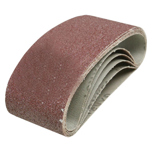 Silverline 171121 Sanding Belts 75 x 457mm 5pk - 40 Grit - Voyto Ltd Online