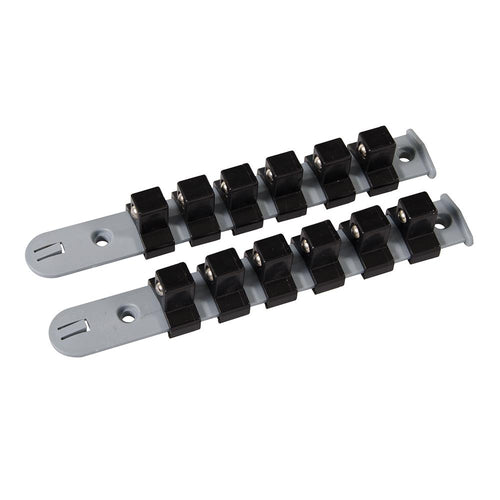Silverline 282618 Socket Storage Rail Set 2pce - 3/8" - Voyto Ltd Online