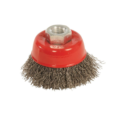 Silverline 721676 Steel Crimp Cup - 65mm - Voyto Ltd Online