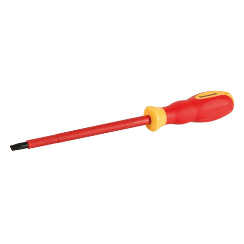 Silverline 438986 VDE Soft-Grip Electricians Screwdriver Slotted - 1.2 x 6.5 x 150mm - Voyto Ltd Online