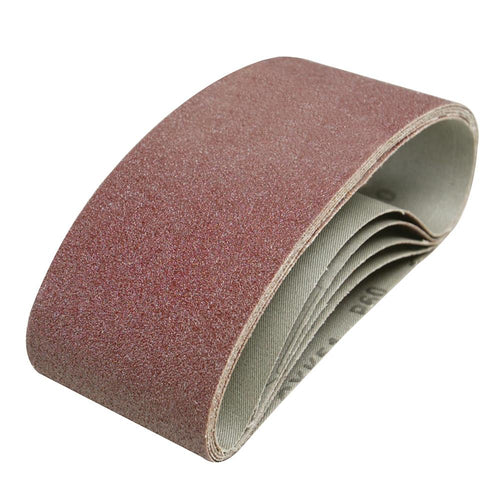 Silverline 185706 Sanding Belts 75 x 457mm 5pk - 60 Grit - Voyto Ltd Online