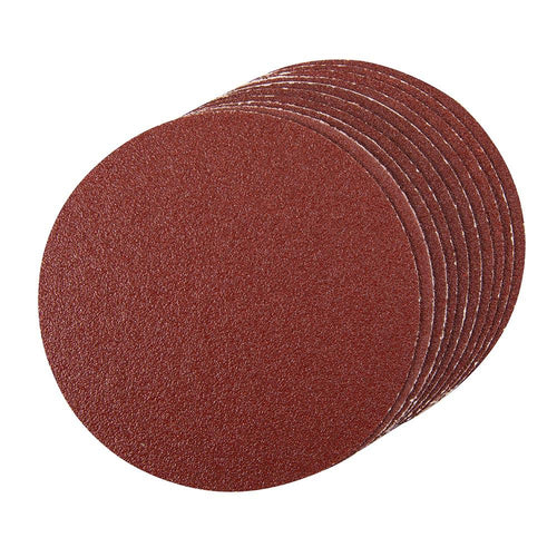 Silverline 918544 Self-Adhesive Sanding Discs 150mm 10pk - 60 Grit - Voyto Ltd Online