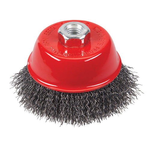 Silverline 179055 Steel Crimp Cup - 100mm - Voyto Ltd Online